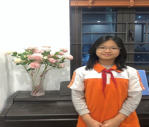 Dương Nguyệt Hà - một bông hoa đẹp trong vườn hoa của chi đội 6A3  trường THCS Sài Đồng