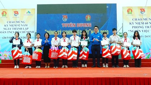 Thiếu nhi Thượng Thanh tham dự Chương trình Ngày hội “Nghìn việc tốt” - Diễn đàn trẻ em cấp Quận năm 2023