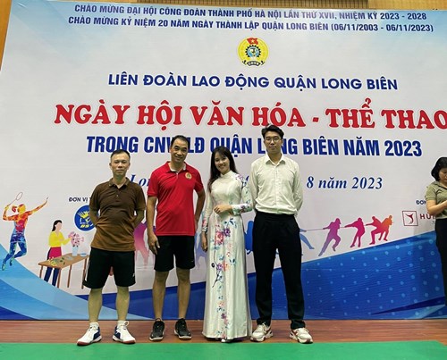 Trường THCS Việt Hưng tham gia  Ngày hội văn hóa - Thể thao 