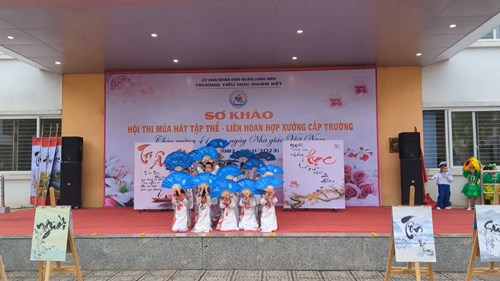 Tiết mục Lớp 1A1 TH Đoàn Kết - Hội thi múa hát tập thể - Liên hoan Hợp xướng cấp trường - Chào mừng 41 năm ngày Nhà giáo Việt Nam