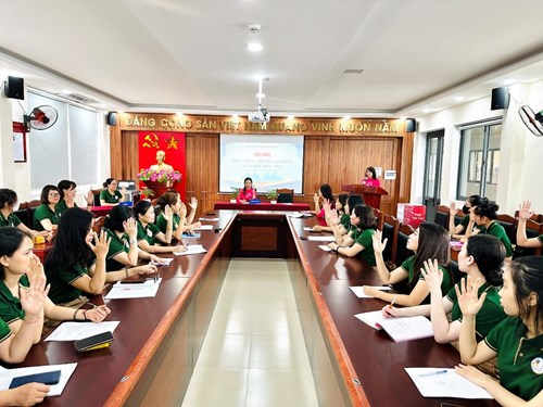 Hội nghị cán bộ, công chức, viên chức trường Tiểu học Đoàn Khuê năm học 2023 - 2024