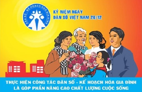 Tuyên truyền ngày dân số Việt Nam  (26/12/1961 – 26/12/2023)