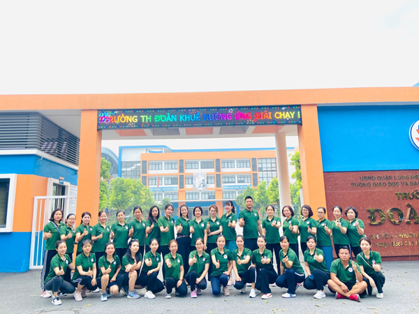 Giáo viên trường Tiểu học Đoàn Khuê tích cực tham gia Giải chạy Báo Hà Nội mới lần thứ 50 – Vì hòa bình trong CNVCLĐ năm 2023