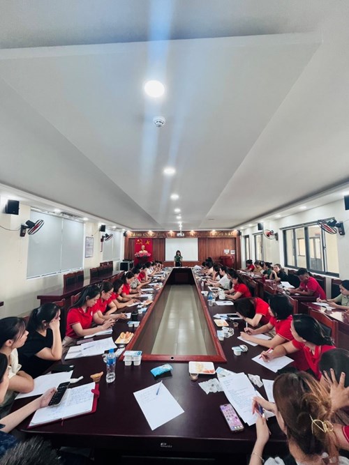 Trường Tiểu học Đoàn Khuê tổ chức “Hội nghị triển khai nhiệm vụ năm học và học tập quy chế chuyên môn năm học 2023-2024”