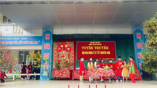Trường Tiểu học Giang Biên hướng dẫn học sinh cách ứng xử khi nhận Lì xì trong ngày Tết Nguyên Đán