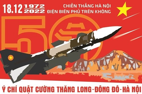 Cùng nhìn lại lịch sử vẻ vang, quá khứ hào hùng” Kỉ niệm 50 năm chiến thắng Điện Biên Phủ trên không” qua các bức tranh cổ động. 