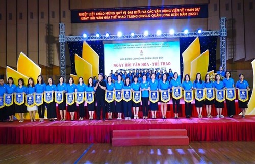 Trường Tiểu học Giang Biên tích cực tham gia Ngày hội Văn hoá - Thể thao trong CNVCLĐ quận Long Biên.