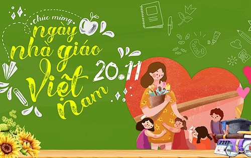 Lớp 5A5 hân hoan chào mừng ngày Nhà giáo Việt Nam 20-11