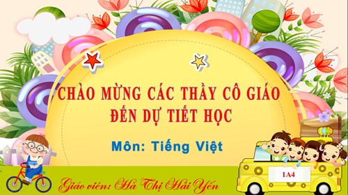 Cô giáo Hà Thị Hải Yến thi gáio viên dạy giỏi cấp trường chảo mừng 40 năm ngày Nhà giáo Việt Nam 20/11/2022.