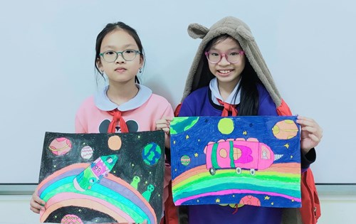 Học sinh Trường Tiểu học Giang Biên với Cuộc thi vẽ tranh quốc tế Toyota chủ đề “ Chiếc ô tô mơ ước” lần thứ 12