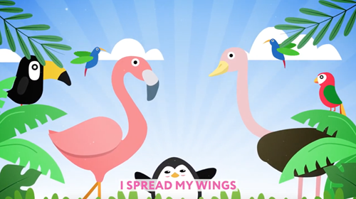 Tìm hiểu về các bộ phận của loài Birds qua bài hát  The Bird Song for Kids 