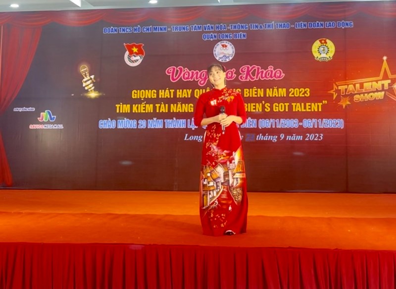 Trường Tiểu học Giang Biên tham gia cuộc thi Giọng hát hay mở rộng quận Long Biên năm 2023