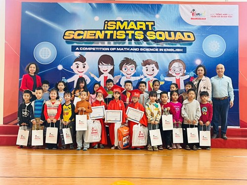 Trung tâm Toán Tiếng Anh Ismart phối hợp với trường Tiểu học Gia Quất tổ chức cuộc thi “ Biệt đội khoa học” cho học sinh Khối 1