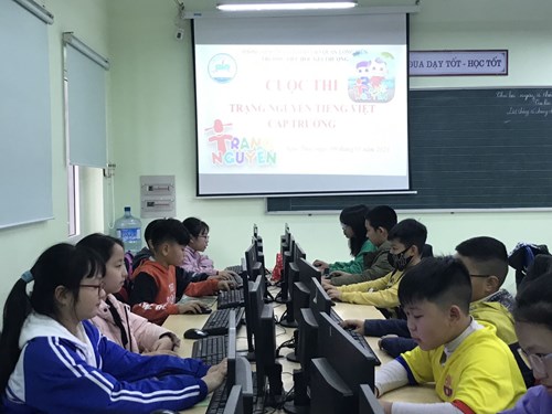 Trường Tiểu học Gia Thượng tổ chức cuộc thi Trạng nguyên Tiếng Việt cấp trường năm học 2022 - 2023