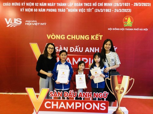 Trường Tiểu học Gia Thượng tham dự vòng chung kết Sàn đấu Anh ngữ V Champions cấp Thành phố