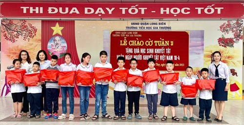 Trường Tiểu học Gia Thượng kỉ niệm 25 năm ngày người khuyết tật Việt Nam (18/4/1998 -18/4/2023)