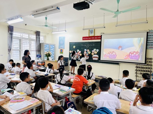 Trường Tiểu học Gia Thụy tổ chức Chuyên đề Tiếng Việt lớp 3 cấp Trường