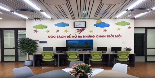 Welcome to the Library of Le Quy Don primary school! (Chào mừng các bạn đến với Thư viện trường tiểu học Lê Quý Đôn)