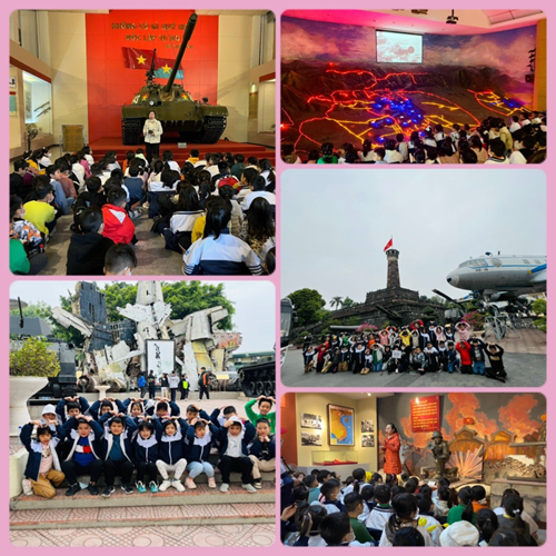 Chùm hoạt động chào mừng 50 năm chiến thắng “Hà Nội – Điện Biên phủ trên không” của trường Tiểu học Lý Thường Kiệt