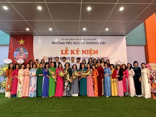 Trường Tiểu học Lý Thường Kiệt tổ chức Lễ kỉ niệm 41 năm Ngày Nhà giáo Việt Nam 20/11