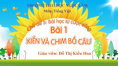 BGĐT - Tiếng Việt 1 - Tiết 1-2 - Tuần 27