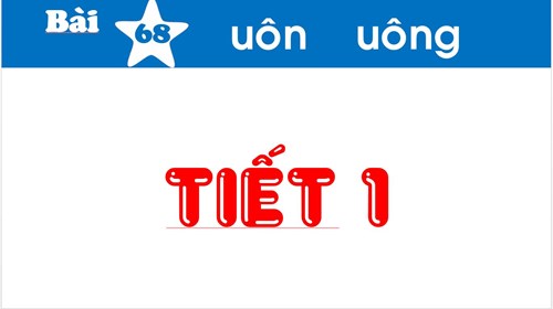 Tiếng Việt 1- Tuần 15- uôn, uông 