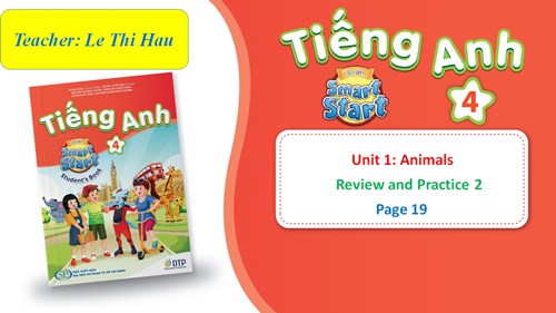 TA4- ISS 4- Unit 1: Animals - Review & practice 2