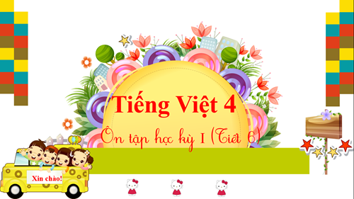 BGĐT - Tiếng Việt- Tuần 18 - Tiết 6