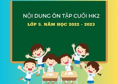 Nội dung ôn tập cuối Hk2 Lớp 5. Năm học 2022 - 2023
