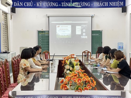 Trường Tiểu học Nguyễn Bỉnh Khiêm tham gia tập huấn chính trị hè 2023