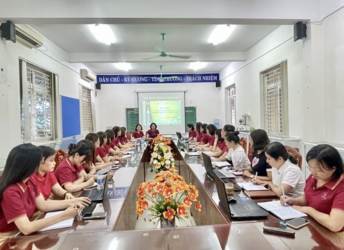 Trường Tiểu học Nguyễn Bỉnh Khiêm tổ chức Hội nghị Triển khai nhiệm vụ năm học 2023 – 2024