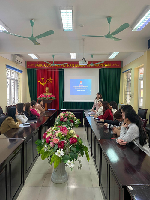 Chi đoàn trường Tiểu học Phúc Đồng tham gia Hội nghị học tập, quán triệt Nghị quyết Đại hội Đại biểu Đoàn TNCS Hồ Chí Minh thành phố Hà Nội lần thứ XVI, nhiệm kỳ 2022 - 2027