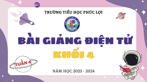 Tiếng Việt 4 - Tuần 4 - LTVC. Quy tắc viết tên cơ quan, tổ chức