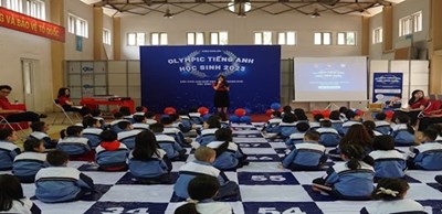 Trường Tiểu học Sài Đồng tổ chức giao lưu Olympic Tiếng Anh 