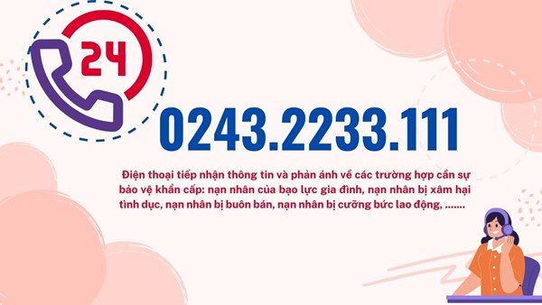 Số điện thoại đường dây nóng của trung tâm Công tác xã hội và Quỹ Bảo trợ trẻ em Hà Nội