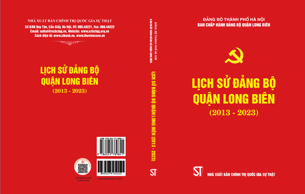 Giới thiệu sách Lịch sử Đảng bộ quận Long Biên (2013 - 2023)