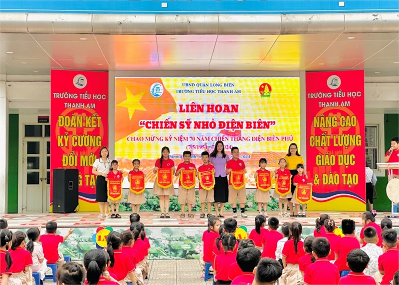 Trường Tiểu học Thanh Am tìm hiểu ý nghĩa chiến thắng Điện Biên Phủ và tổ chức các hoạt động kỉ niệm 70 năm (7/5/1954 - 7/5/2024).