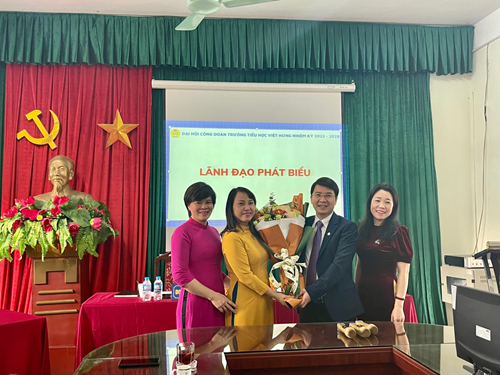 Trường Tiểu học Việt Hưng tổ chức Đại hội Công đoàn lần thứ VII, nhiệm kì 2023 – 2028