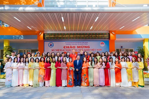 Trường TH VŨ XUÂN THIỀU long trọng tổ chức kỷ niệm 41 năm ngày Nhà giáo Việt Nam 20-11