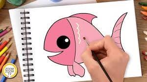 Hướng dẫn cách vẽ CON CÁ - Tô màu Con Cá - How to draw a Fish