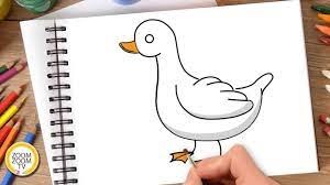 Hướng dẫn cách vẽ CON VỊT - Tô màu con Vịt - How to draw a Duck