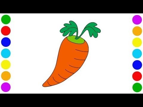 Bé tô màu củ cà rốt