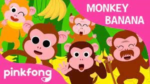 Monkey Banana-Baby Monkey | Animal Songs | PINKFONG Songs for Children