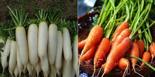 Bài thơ Củ cà rốt và củ cải