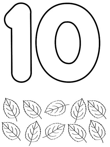 Bài tập về chữ số 10, nhóm số lượng 10
