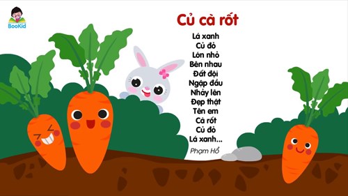 Bài thơ Củ cà rốt