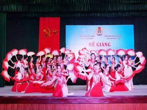 Trường mầm non Bắc Biên tham gia lớp Thanh nhạc - Múa hạt nhân văn hóa cơ sở 2019