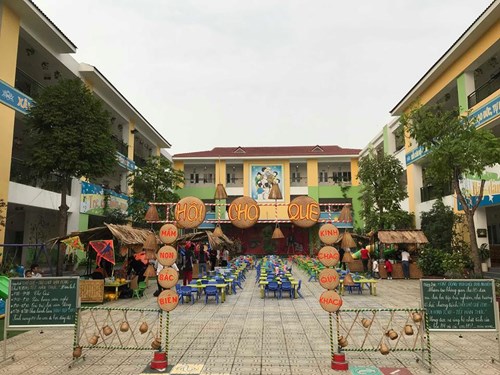 Trường MN Bắc Biên  tưng bừng tổ chức   Liên hoan chúng cháu vui khỏe - Trò chơi dân gian – Hội chợ quê  năm học 2017 - 2018