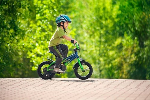 Trò chơi vận động cho bé 3 tuổi: Đi xe đạp 3 – 4 bánh Lớp MGL A2 sưu tầm