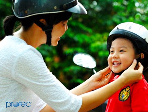 Lợi ích của việc đội mũ bảo hiểm cho trẻ em